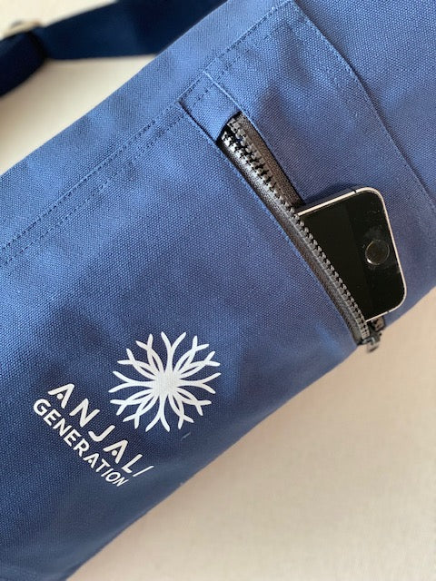 Anjali Generation Yoga Mat Bag, Organic Cotton, Heavy Duty-Yoga Mat Bag-Anjali Generation