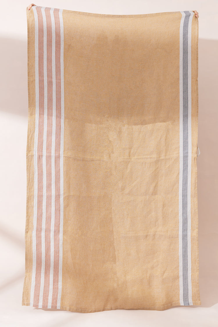 Extra Large Pure Linen Towel-Towels-Anjali Generation