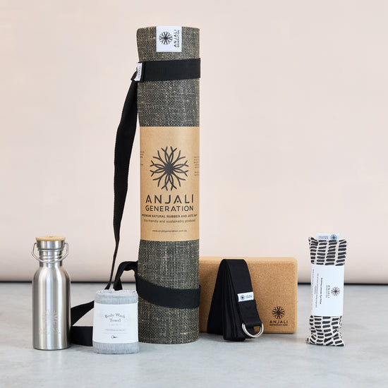 The Anjali Master Yoga Pack (Jute)-Yoga Accessories-Anjali Generation