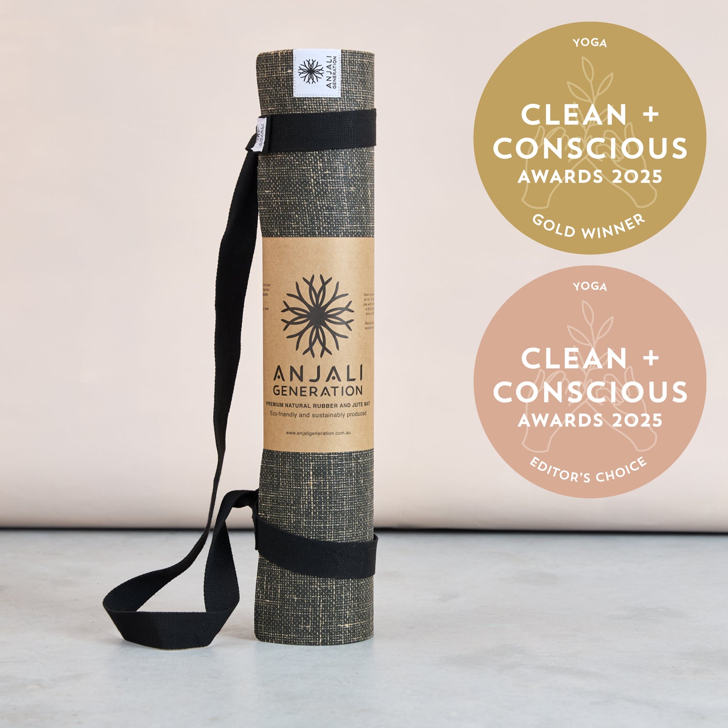 Anjali High Performance Jute Yoga Mat-Yoga Mat-Anjali Generation