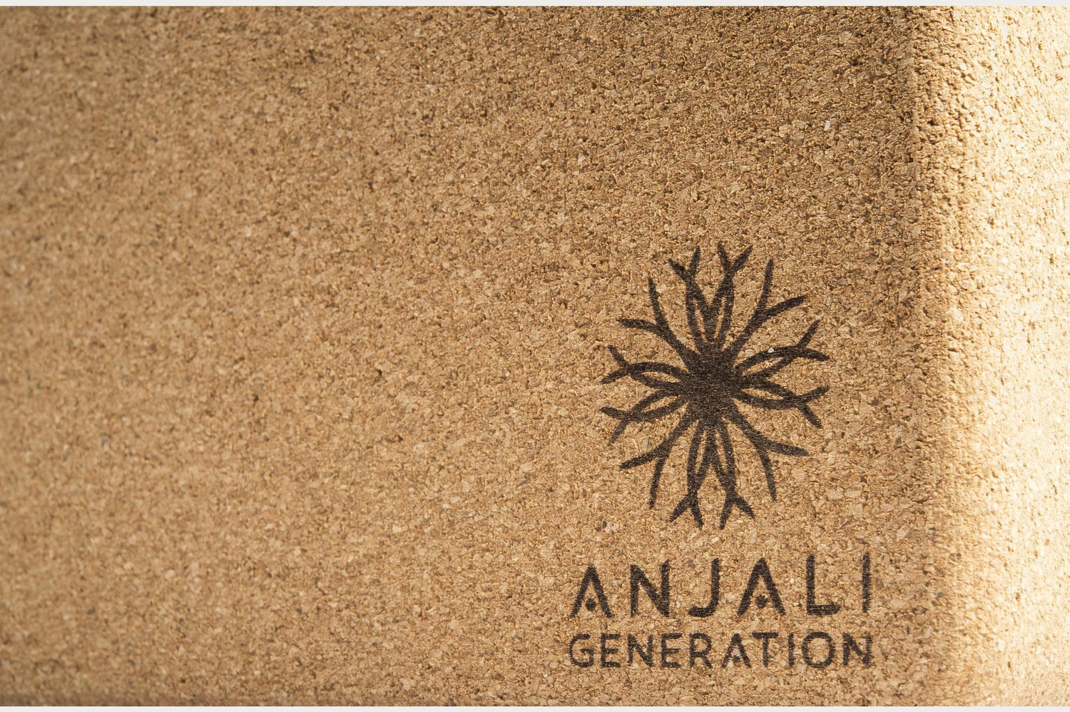 Anjali Cork Yoga Block-Yoga Accessories-Anjali Generation