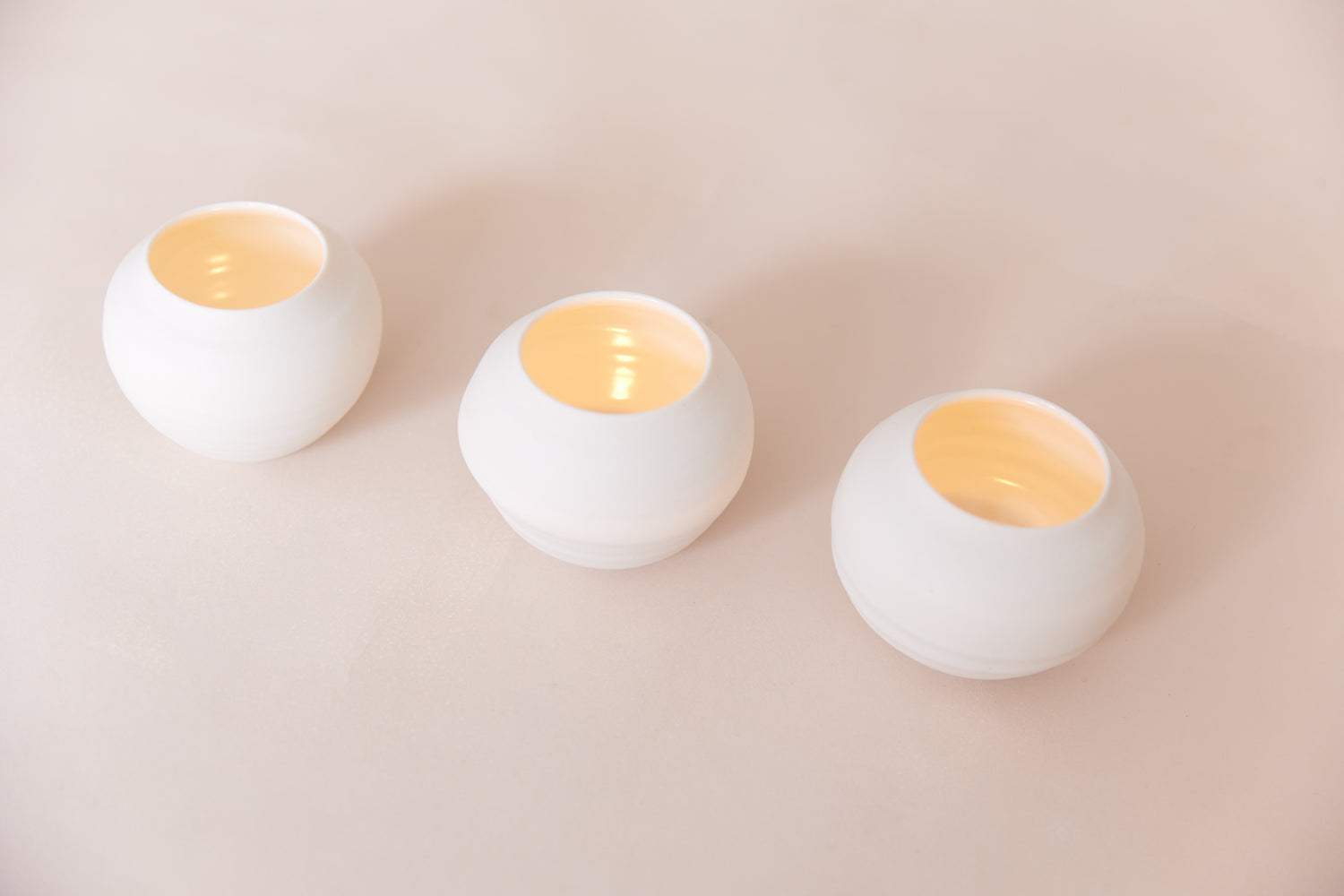 Porcelain Tea Light Holder Set-Candles-Anjali Generation